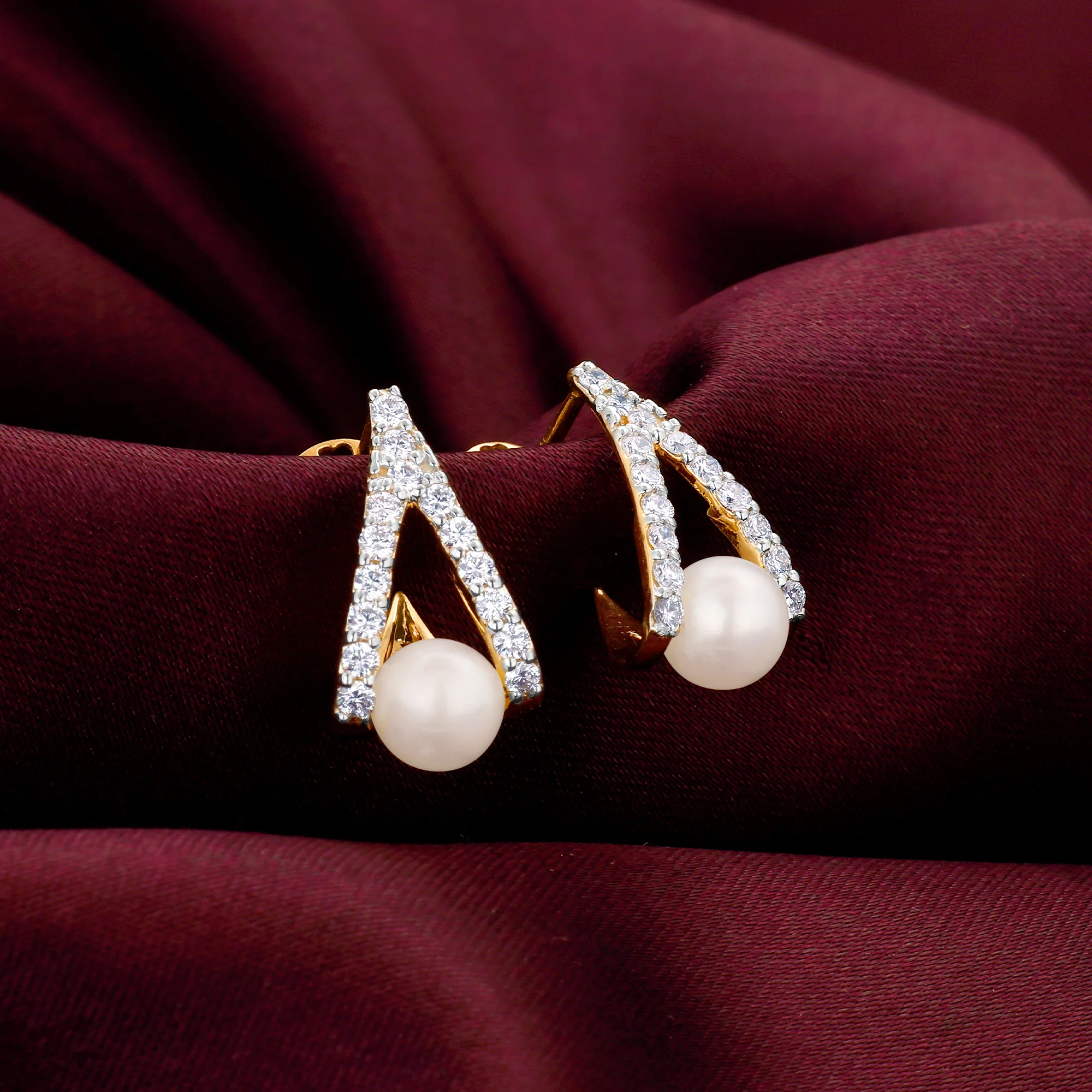 Gold Forever Cherished Diamond Earrings - Image 2