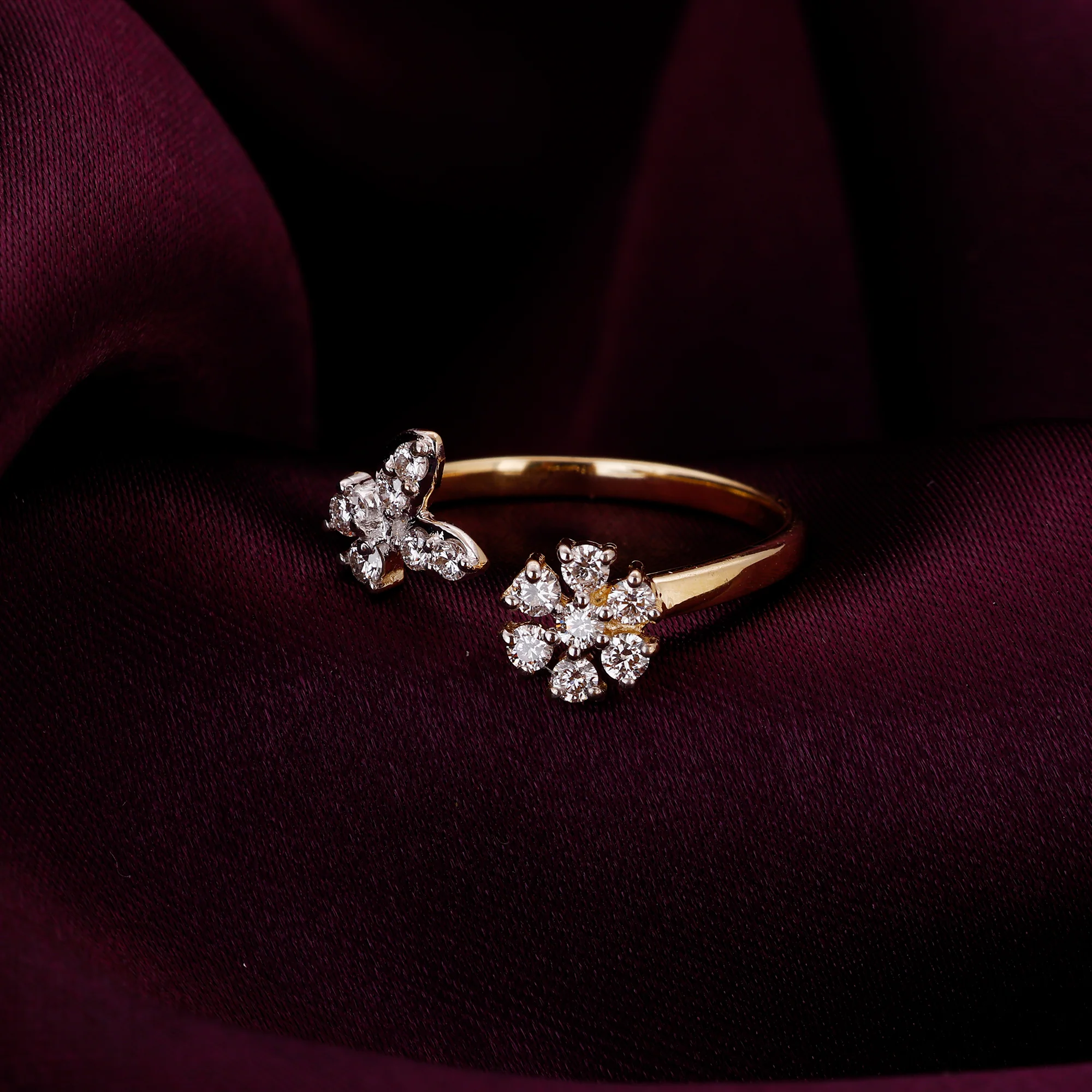 Gold Nectar Diamond Ring - Image 2