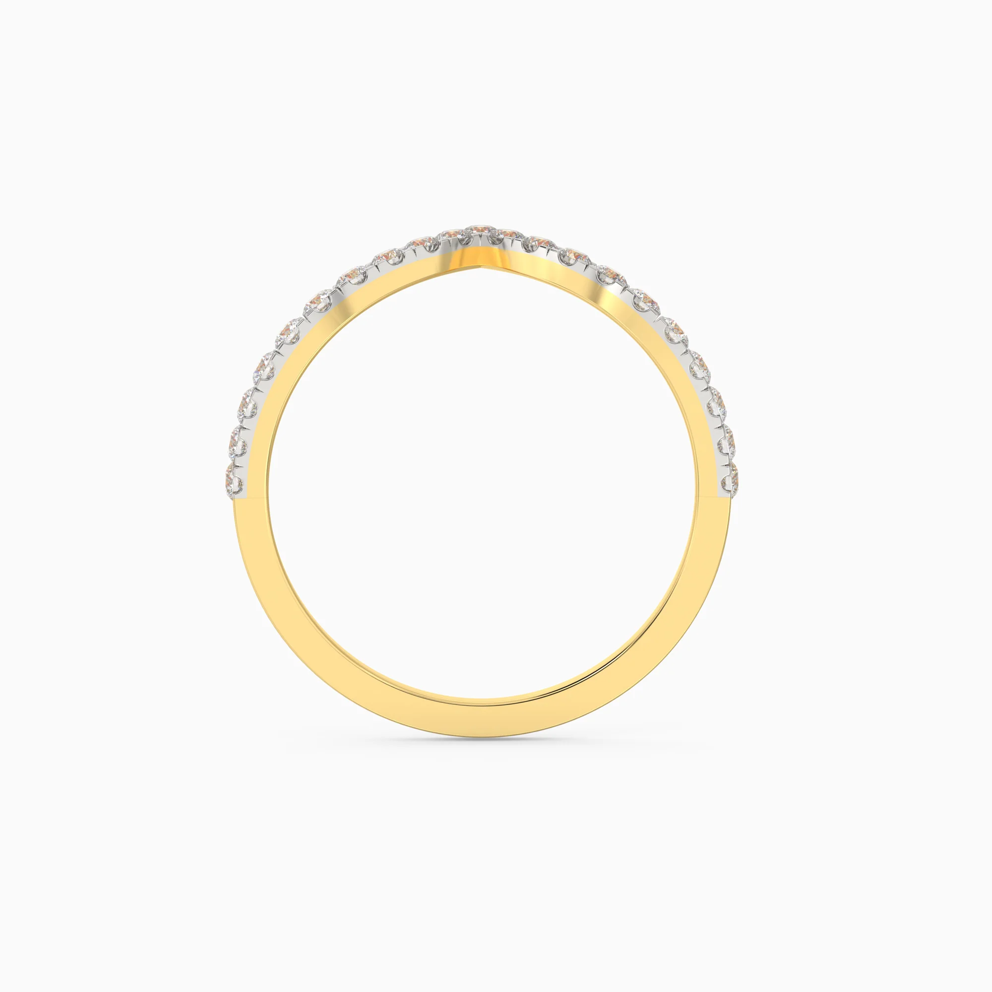 Gold Serene Valley Diamond Ring - Image 6