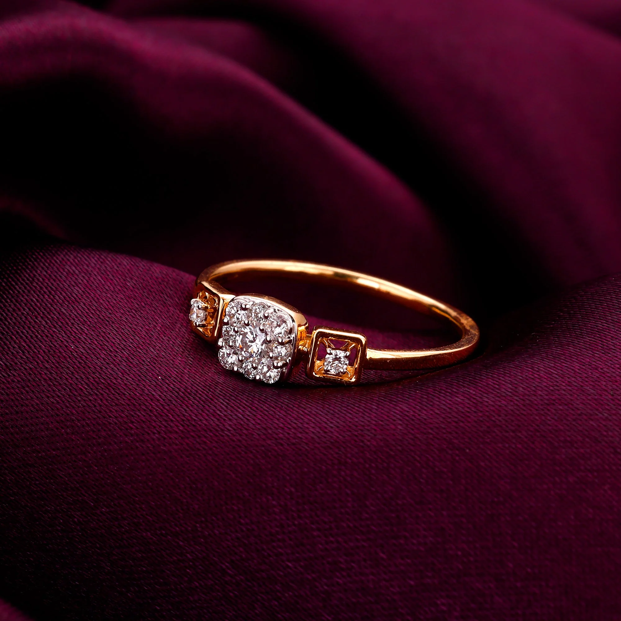 Gold Tapestry Of Life Diamond Ring - Image 2