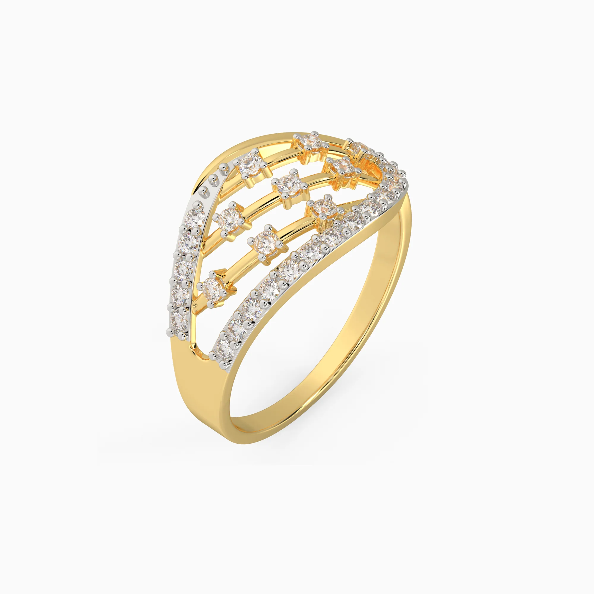 Gold Beautiful Moments Diamond Ring - Image 5
