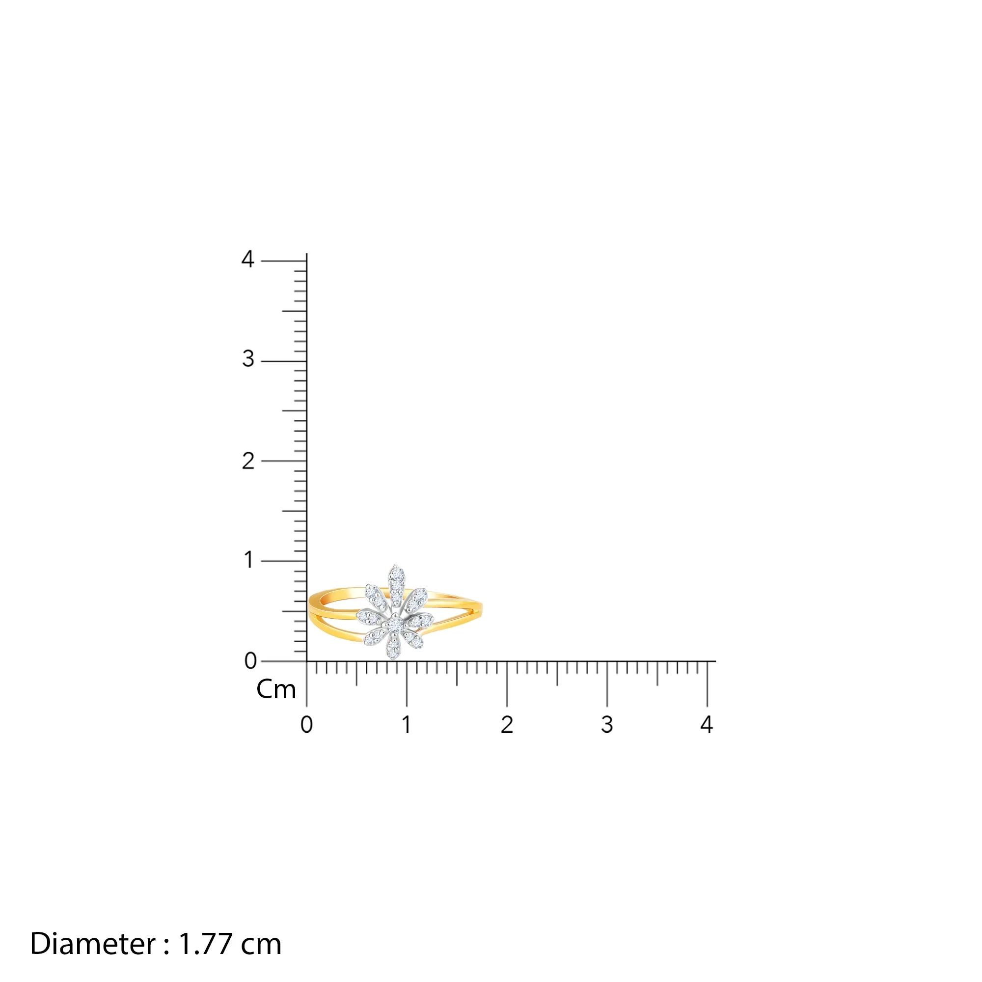 Gold Crowning Cosmos Diamond Ring - Image 6