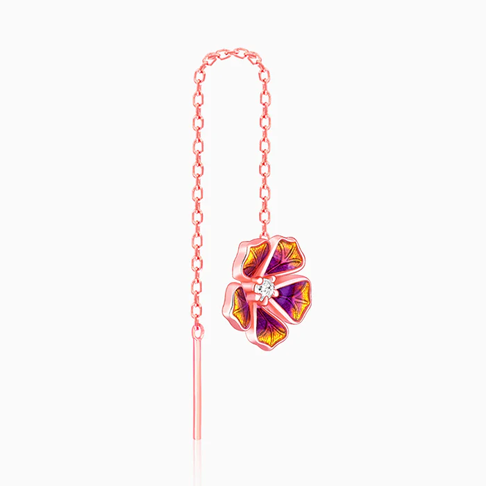Rose Gold Bell Mallow Earrings - Image 5