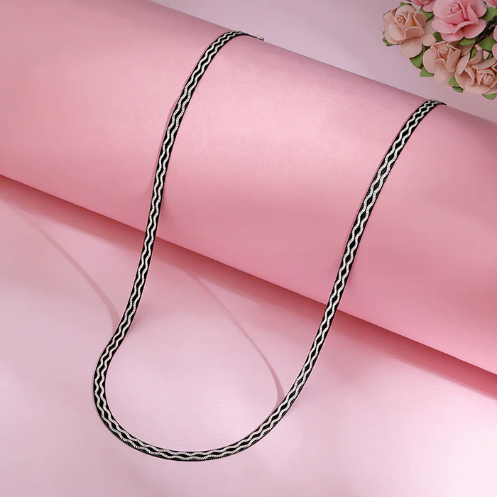 Black Rhodium Celtic Chain - Image 2