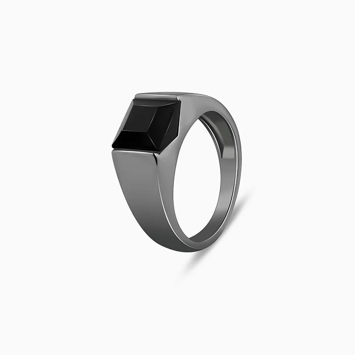 Black Rhodium Jazz Up Ring For Him - Image 5