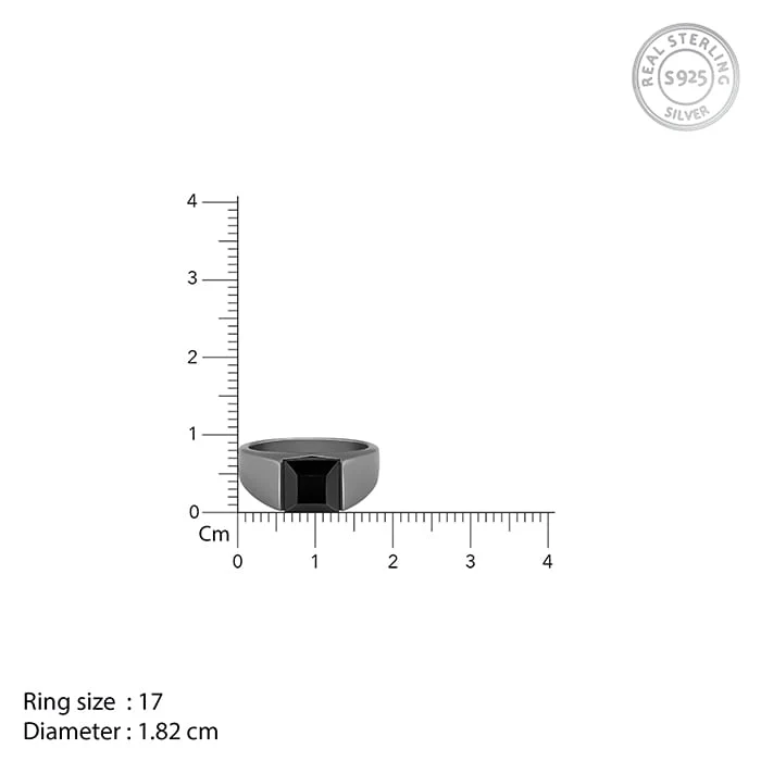 Black Rhodium Jazz Up Ring For Him - Image 6