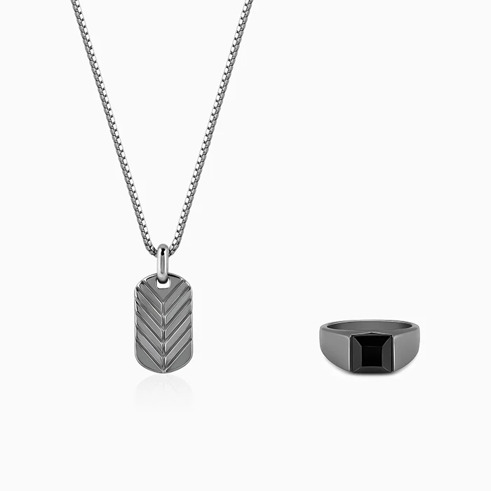 Black Rhodium Midnight Flex Set For Him - Image 3
