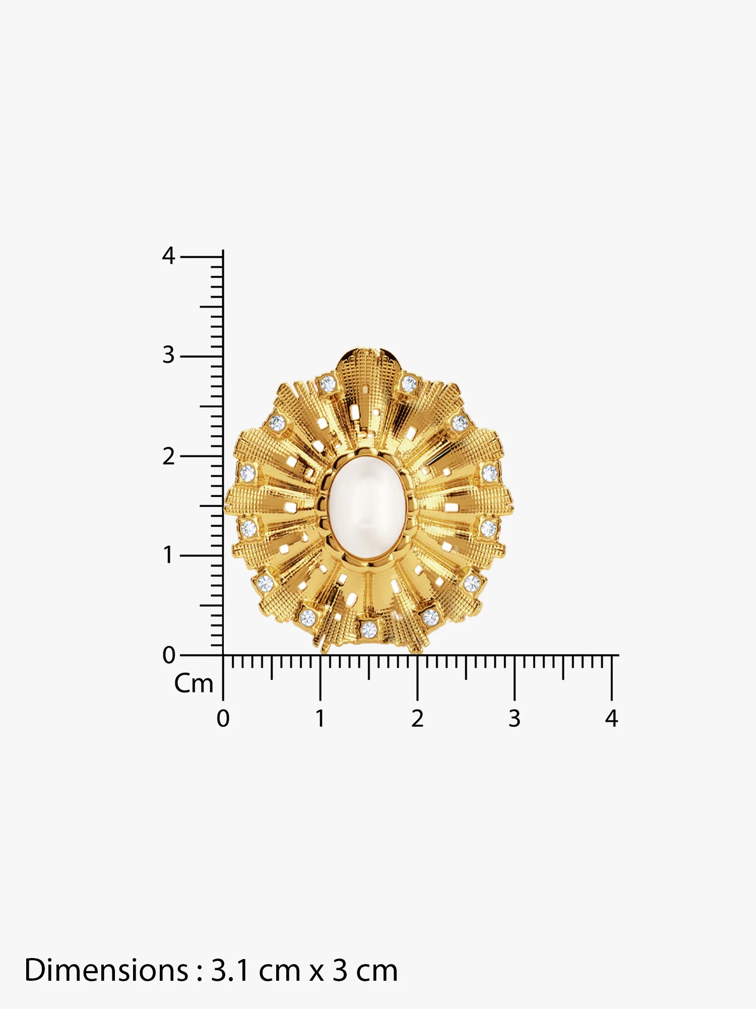 Bloom Baby Gold Plated Earrings - Image 6