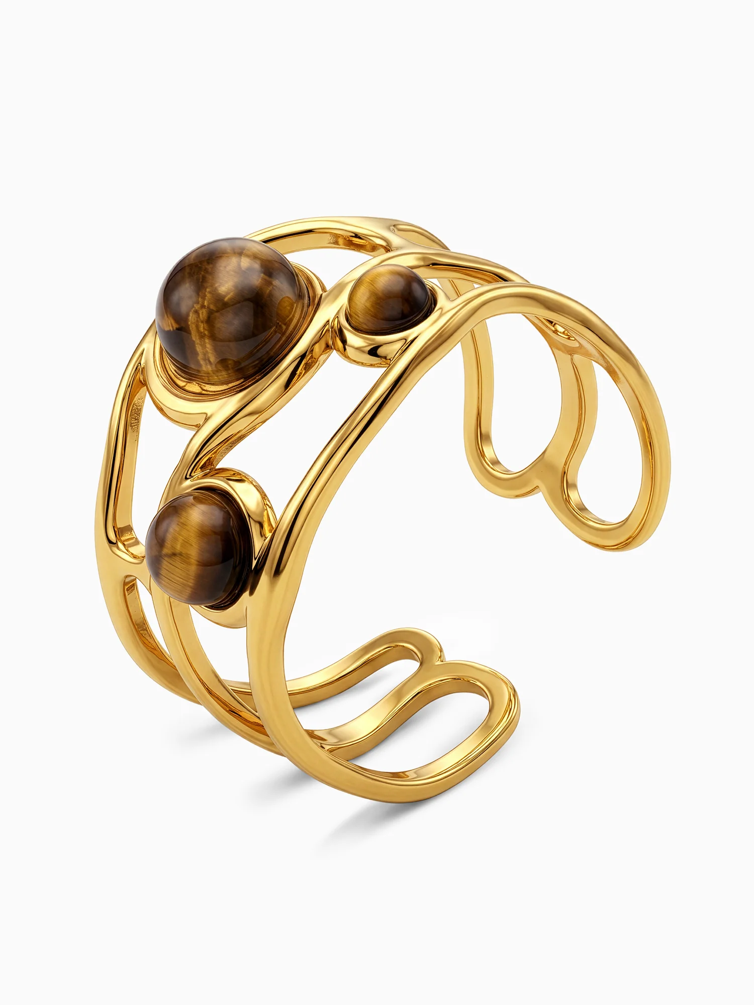 Cage It Gold Plated Ring (Size 18) - Image 4