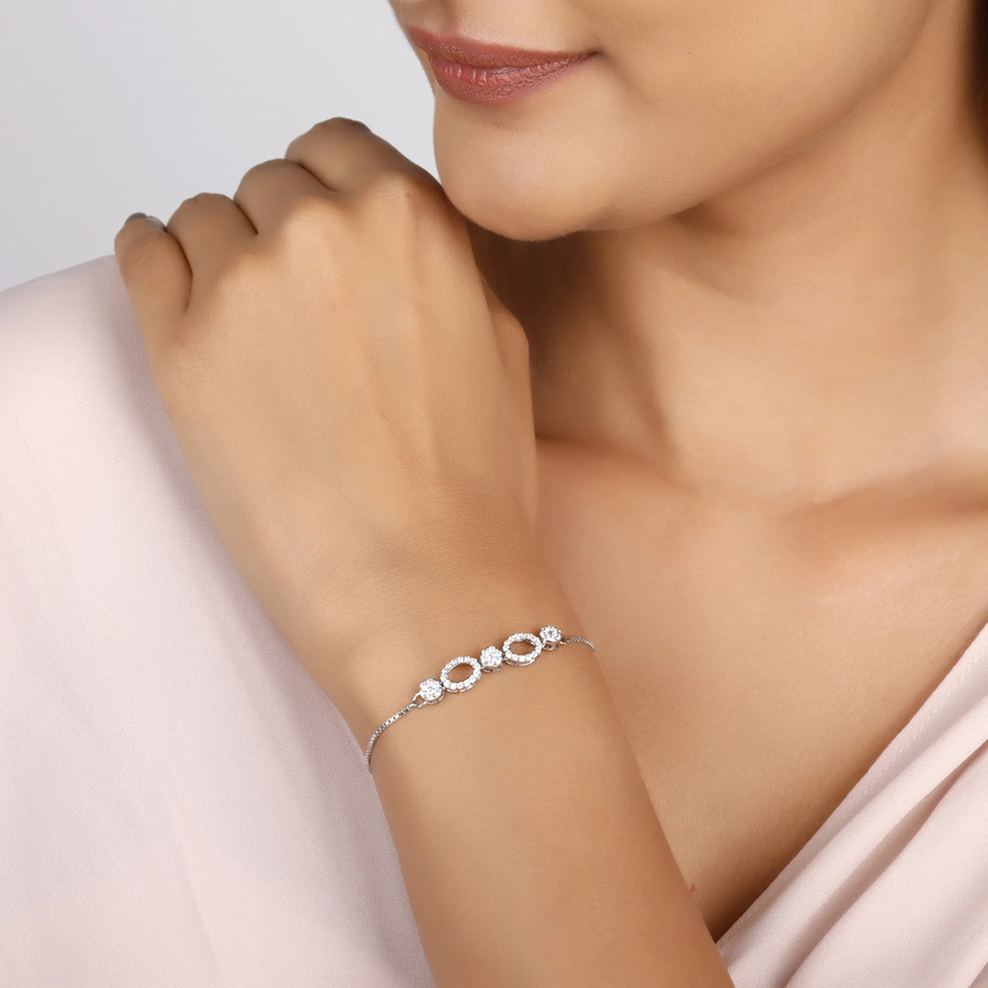 Silver Love Me More Bracelet - Image 3