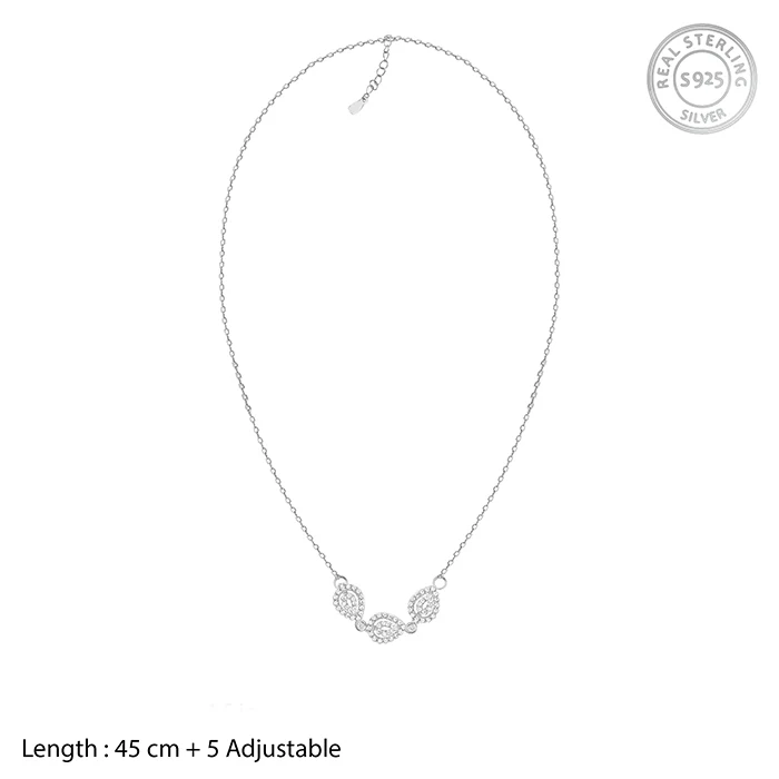 Silver Love of Pears Necklace - Image 4