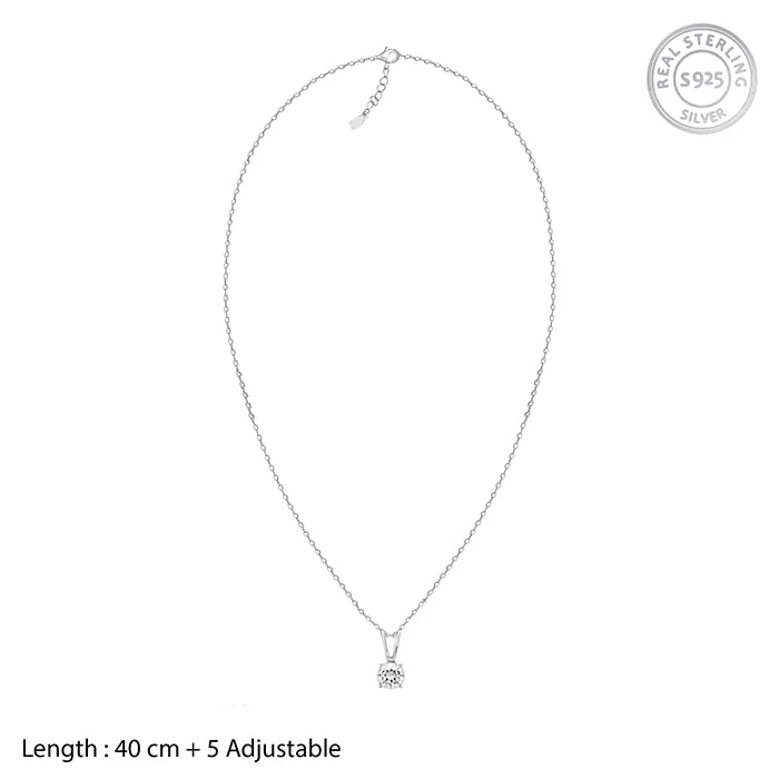 Anushka Sharma Classic Silver Zircon Set - Image 6