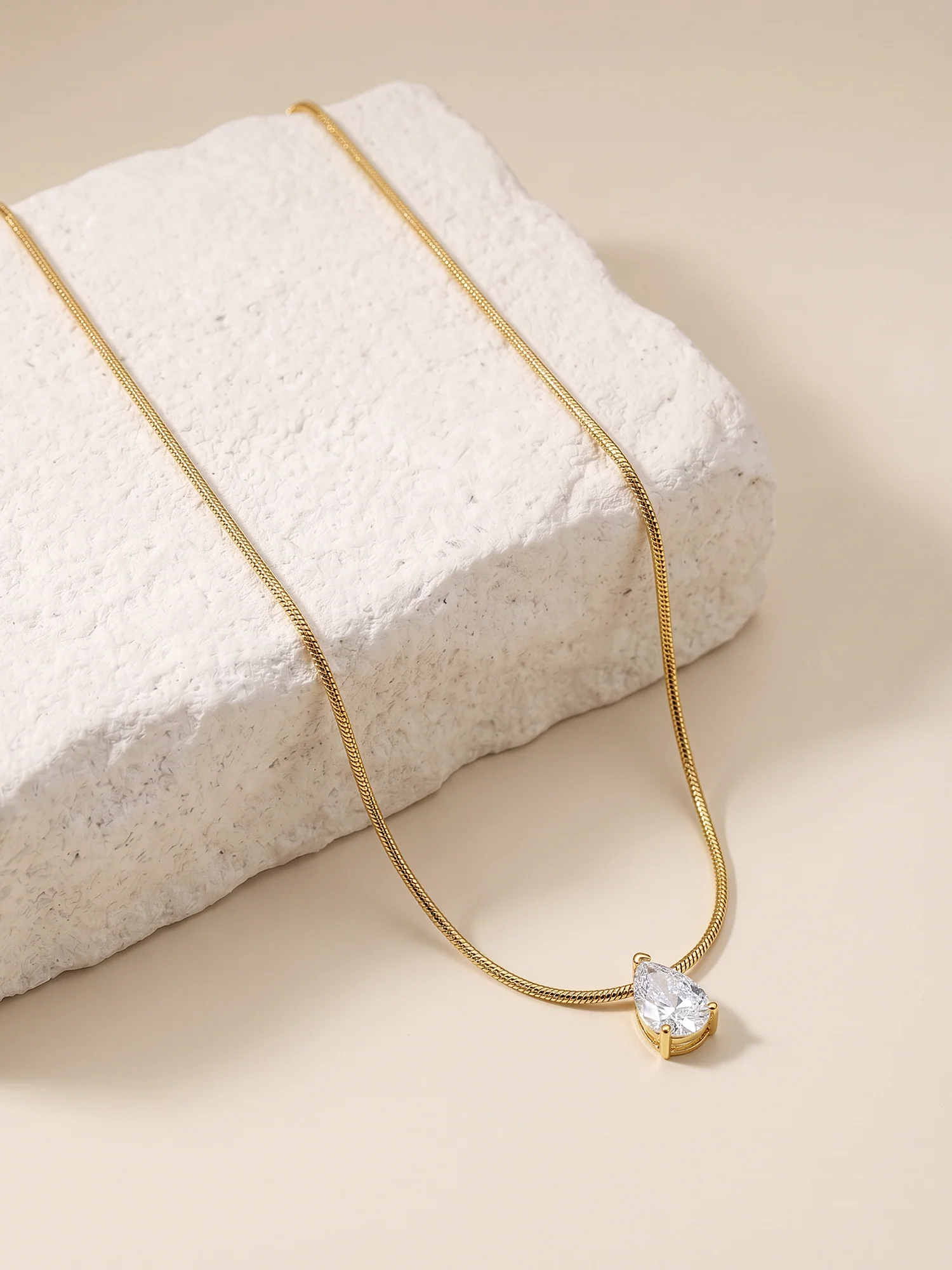 Core Glow Gold Plated Necklace - Image 2