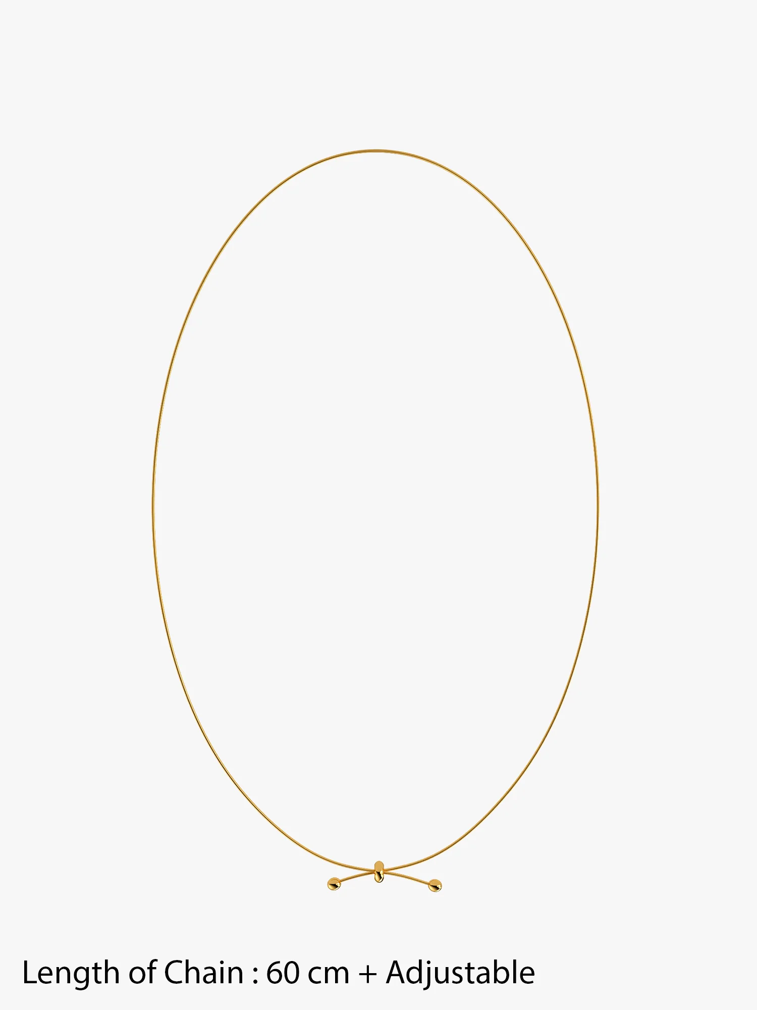 Double Chain Gold Plated Necklace - Image 5