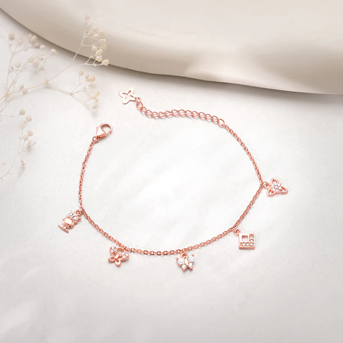 Rose Gold Charming Dreams Bracelet - Image 2