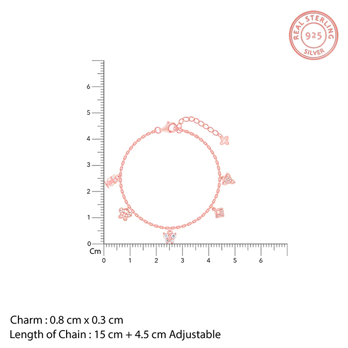 Rose Gold Charming Dreams Bracelet - Image 4