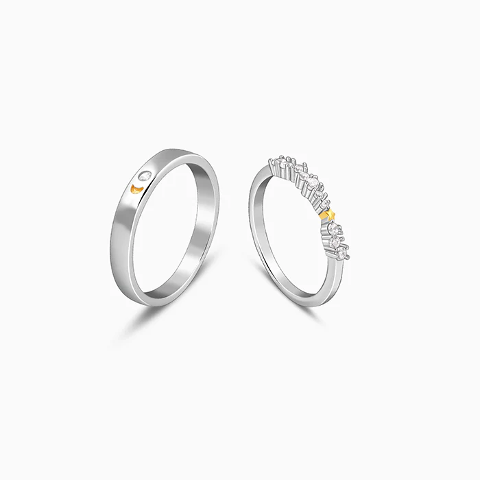 Dual Tone Longing Couple Bands - Image 4