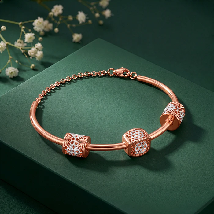 Dual Tone Maison Glow Silver Bracelet - Image 2