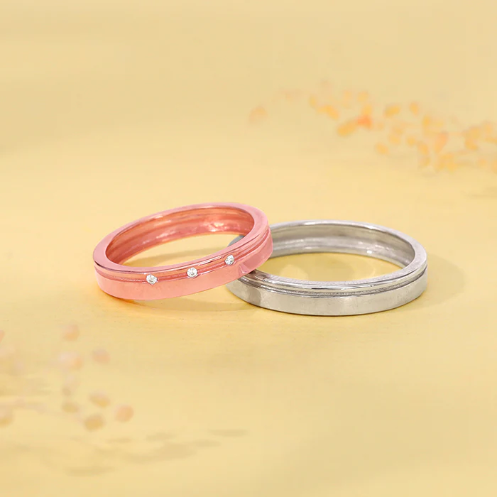 Dual Tone Soulbound Couple Band - Image 2