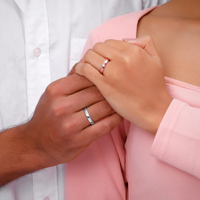 Dual Tone Soulbound Couple Band - Image 3