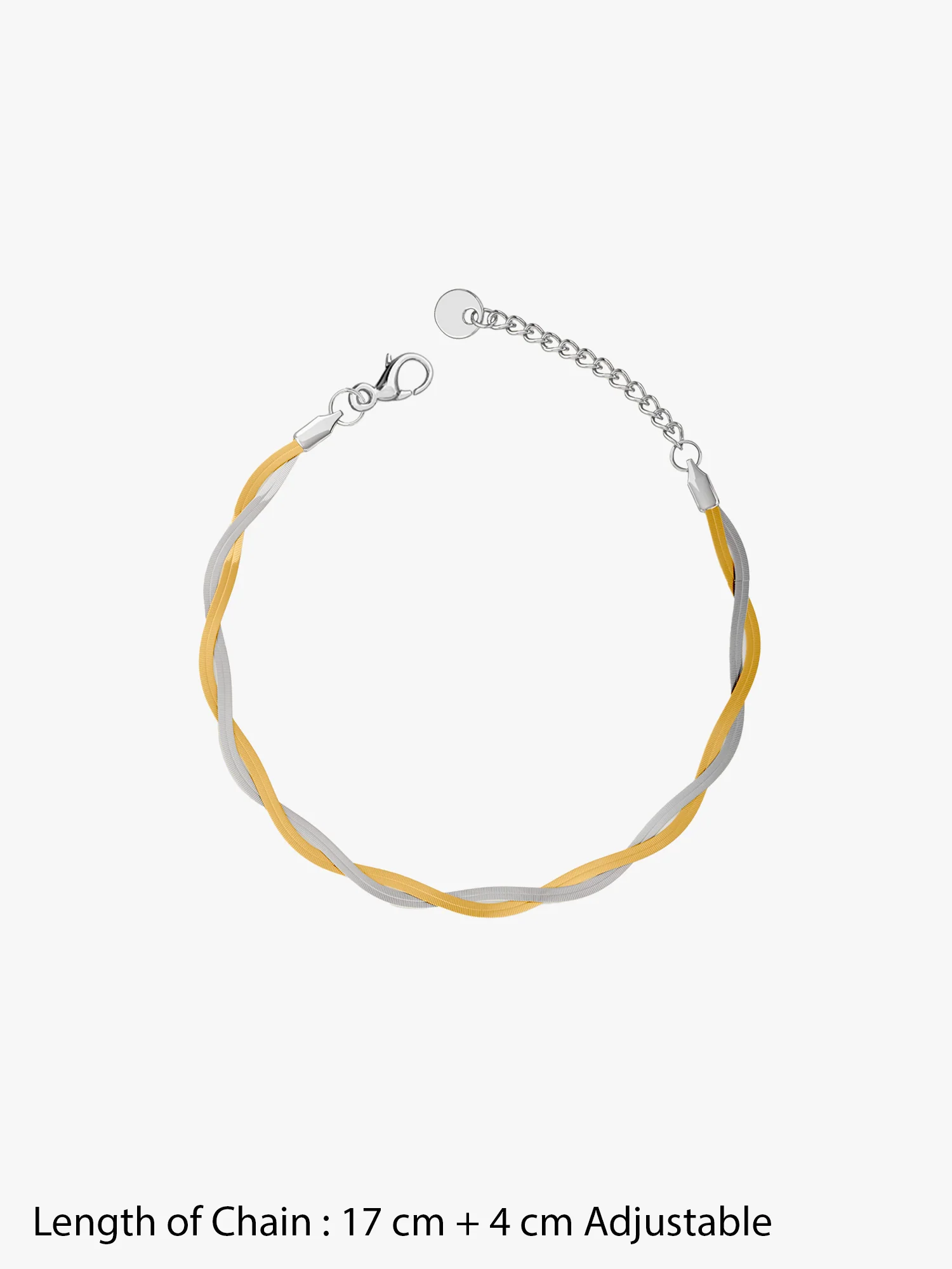 Duo Twist Dual Tone Bracelet - Image 5