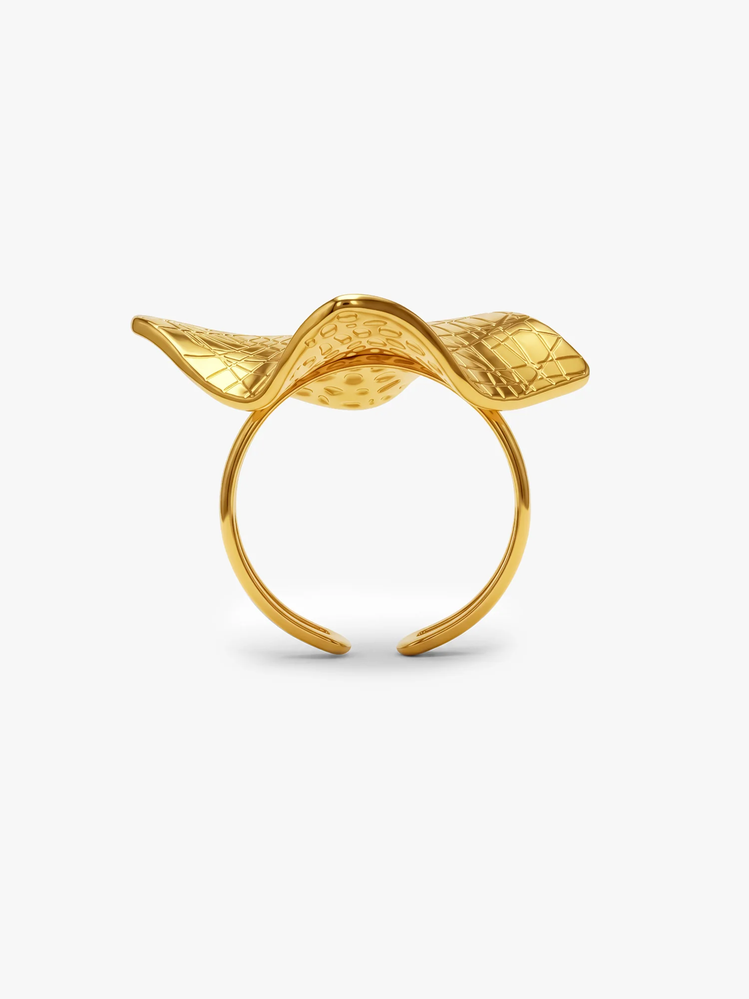 Edgy Energy Gold Plated Ring (Size 12) - Image 5