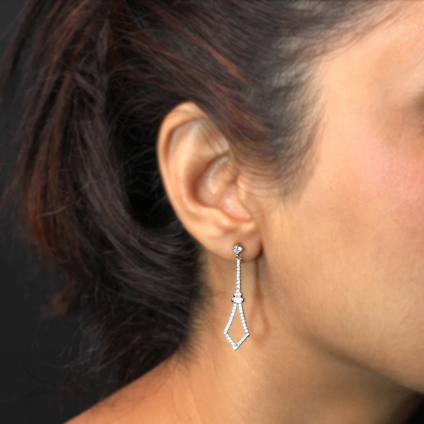 Silver Spear Dangler Earrings - Image 3