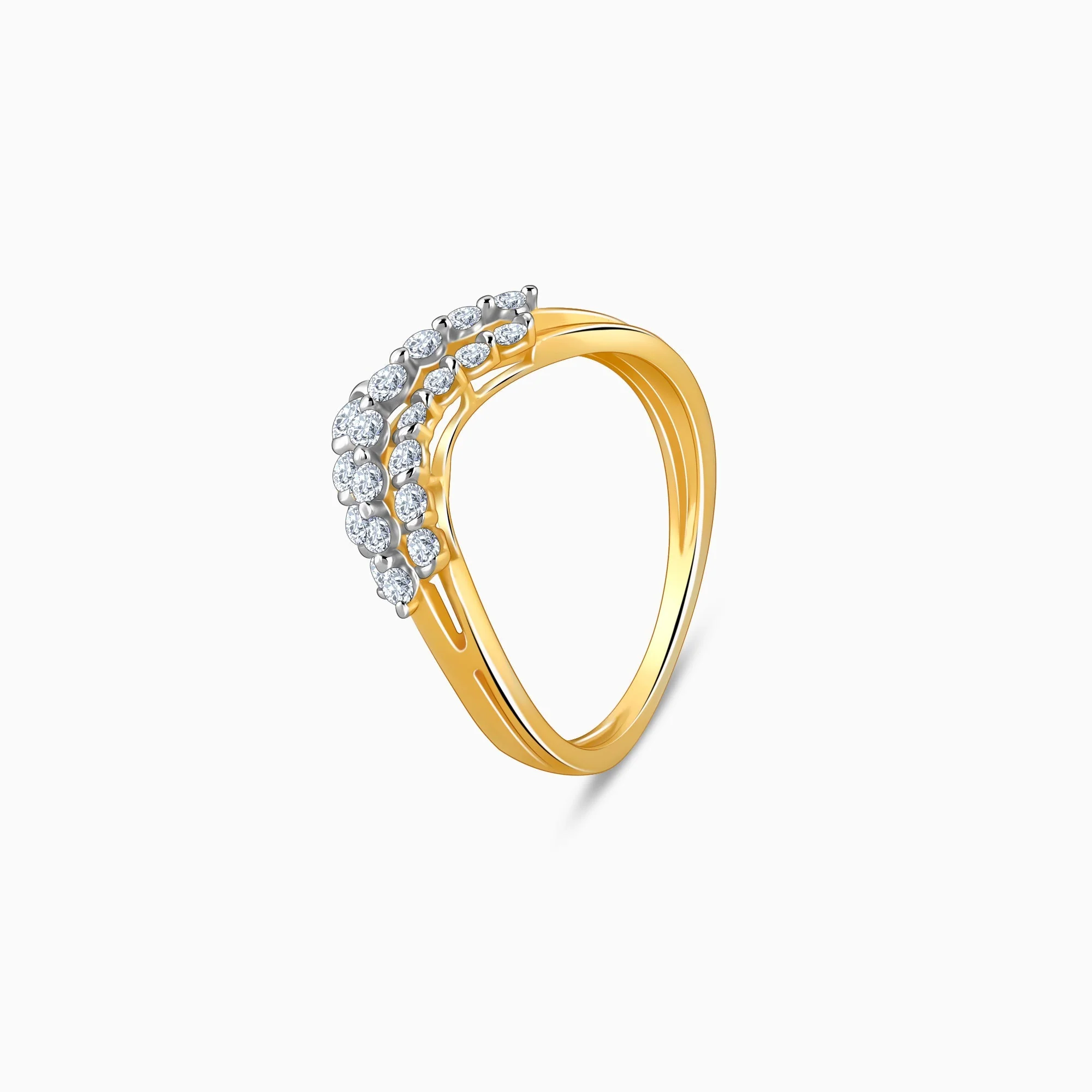 Gold & Diamond Forever Yours Vanki Ring - Image 4