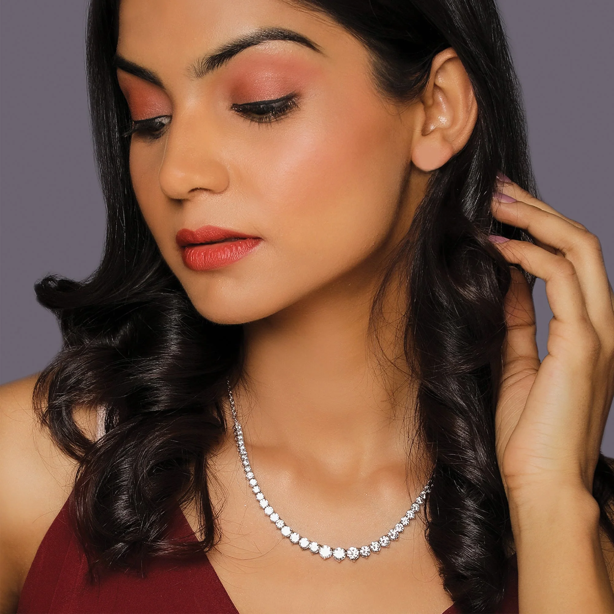 GIVA Signature Solitaire Necklace - Image 3