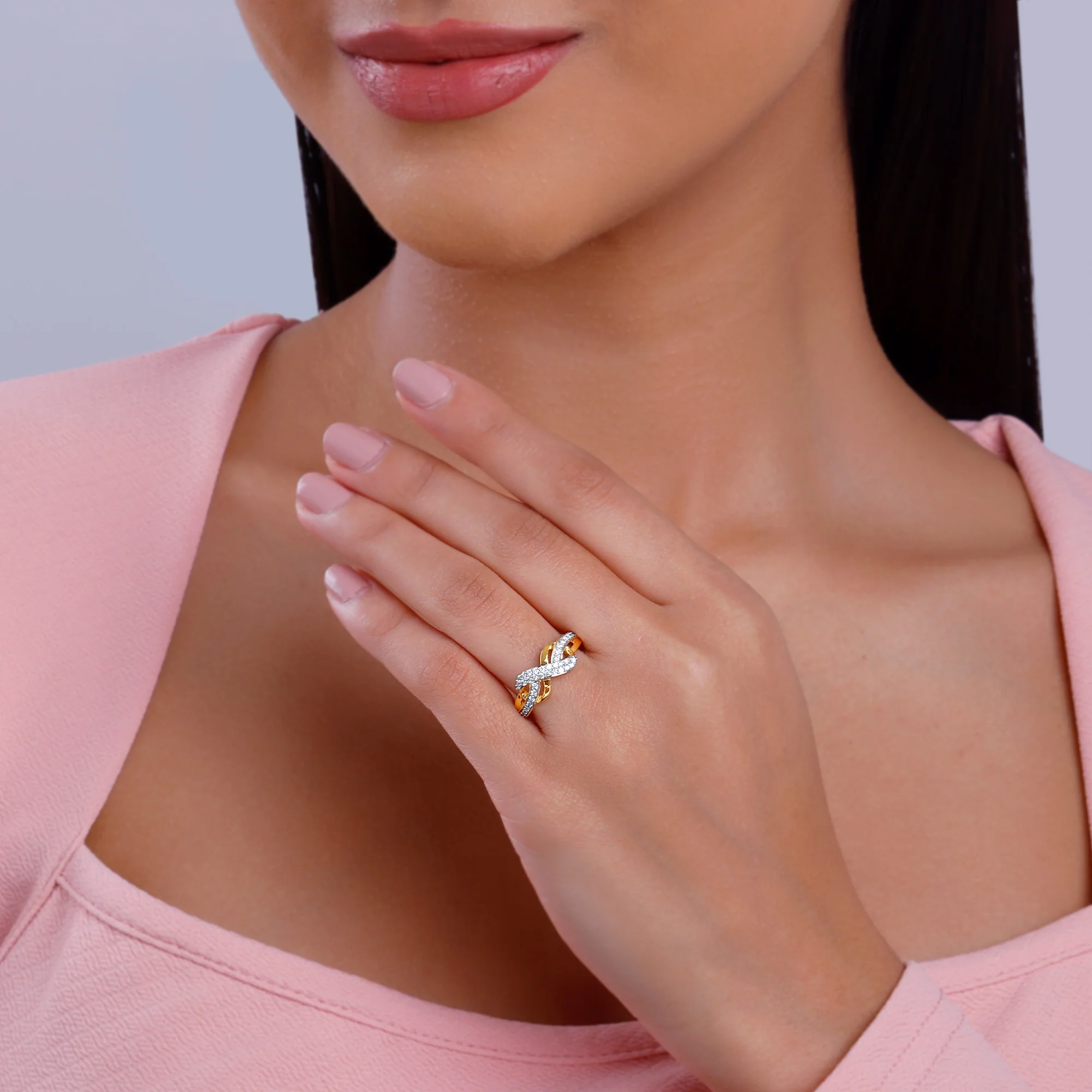 Gold Everlasting Lab Grown Diamond Ring - Image 3
