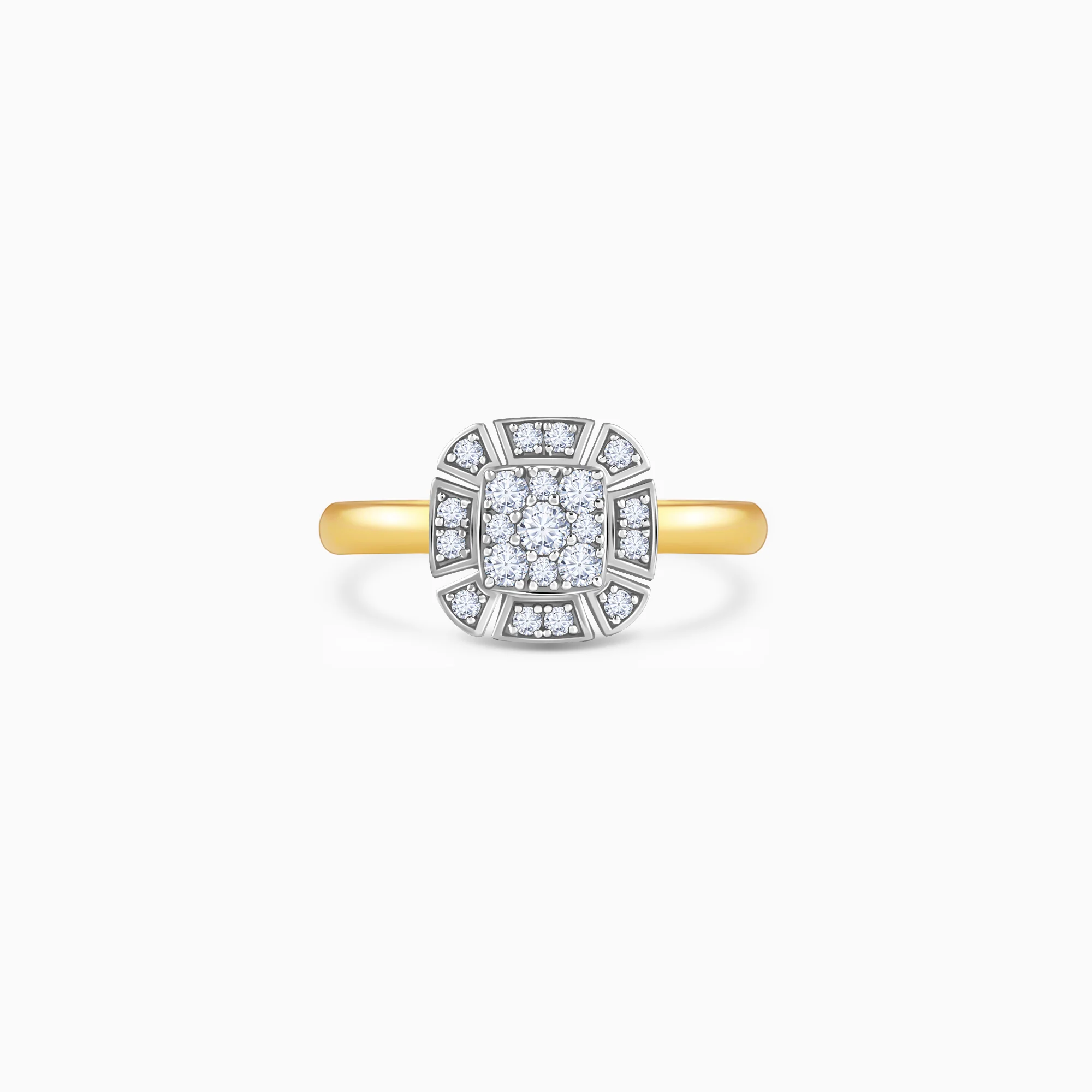 Gold Aurelia Charm Lab Grown Diamond Ring