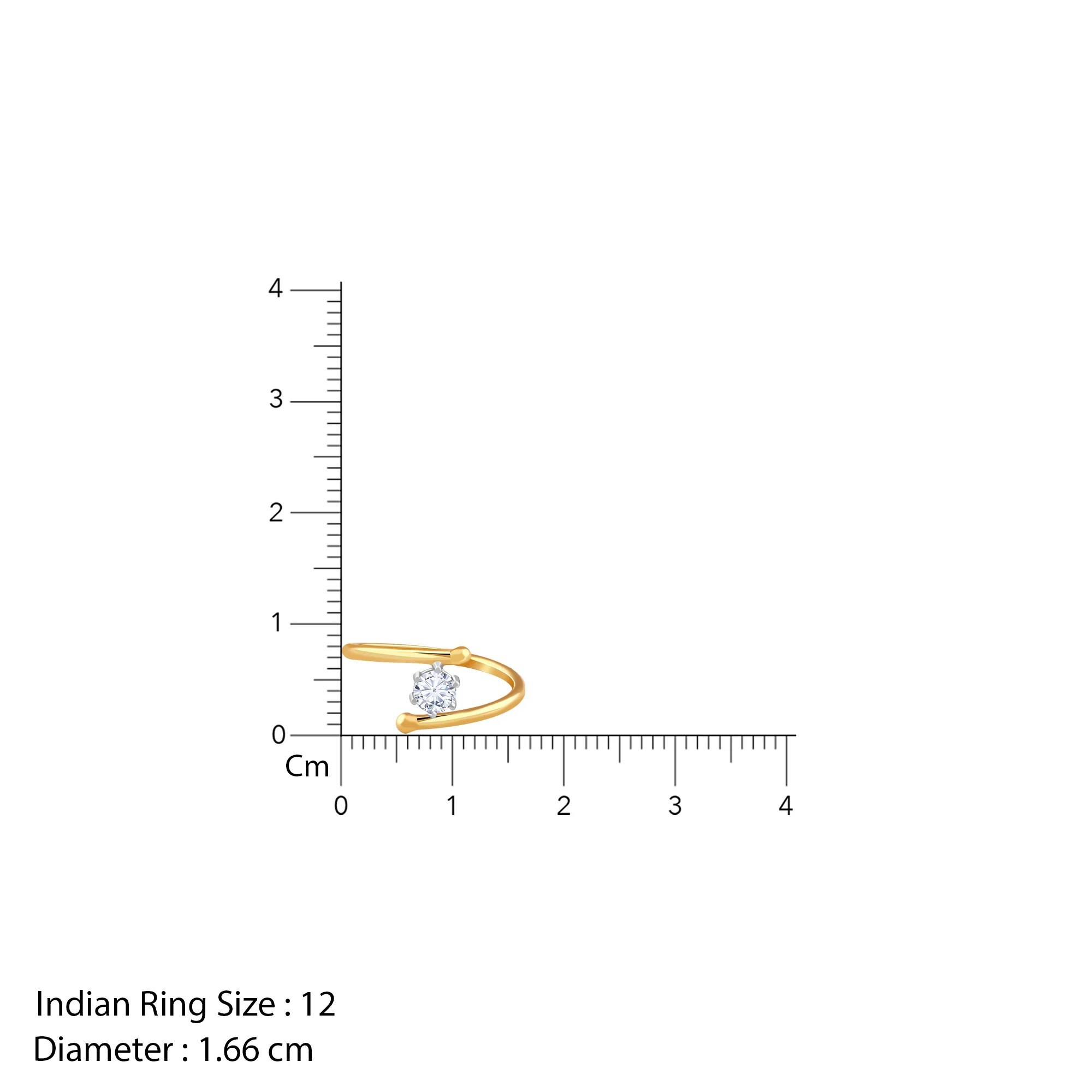 Gold Auric Solitaire Lab Grown Diamond Ring - Image 6