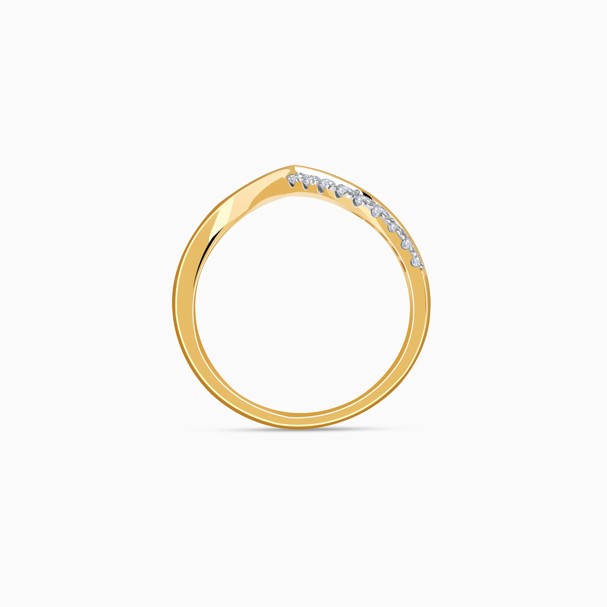Gold Avira Lab Grown Diamond Ring - Image 5
