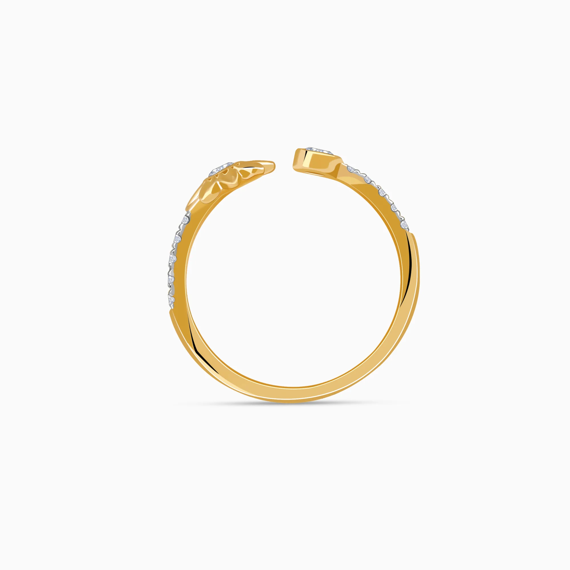 Gold Bloom Glow Lab Grown Diamond Ring - Image 5