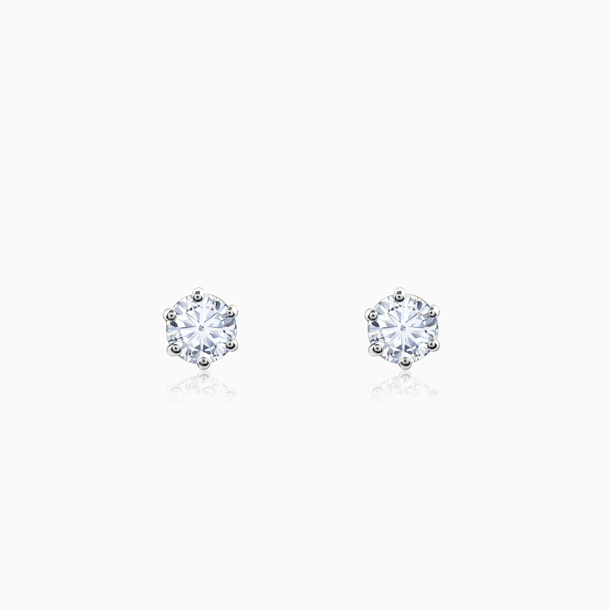 Gold Blossom Halo Lab Grown Diamond Earrings - Image 3
