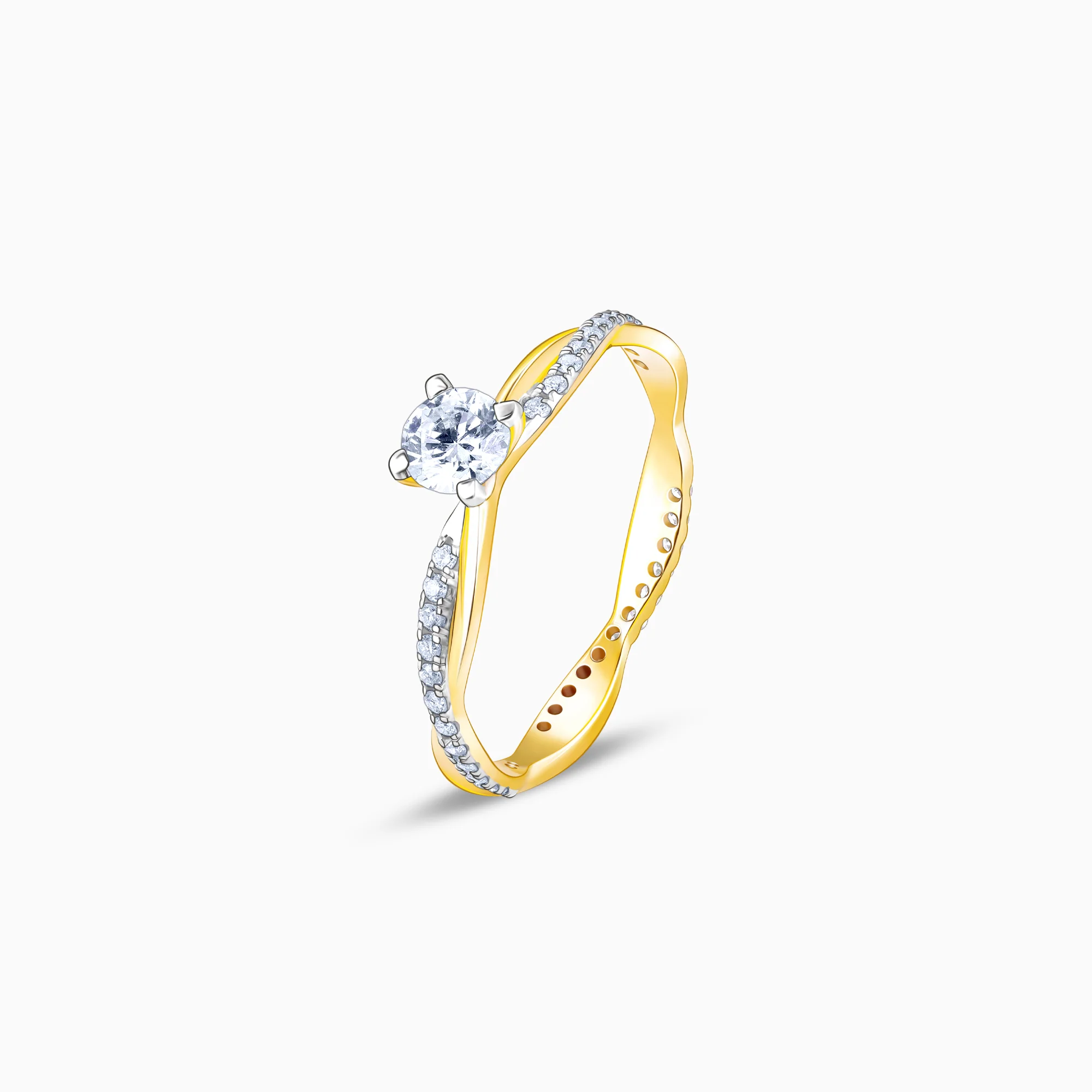 Gold Bold Beauty Diamond Ring - Image 4