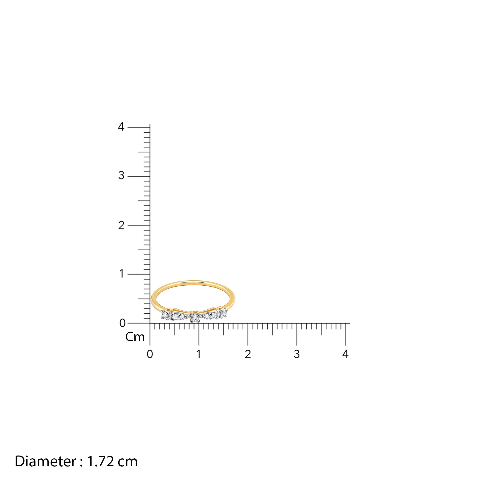 Gold Bow Diamond Ring - Image 6