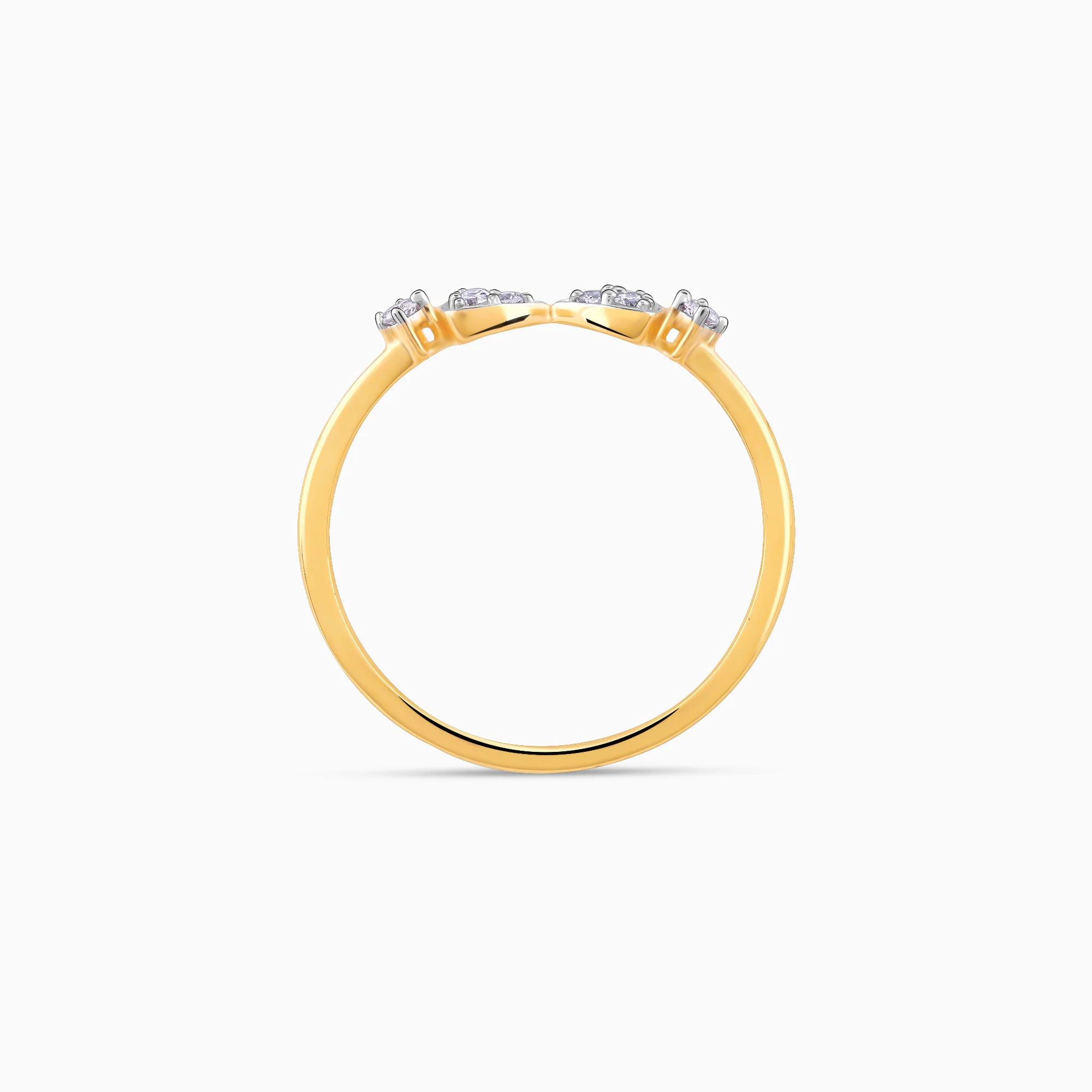 Gold Bow tie Diamond Ring - Image 4