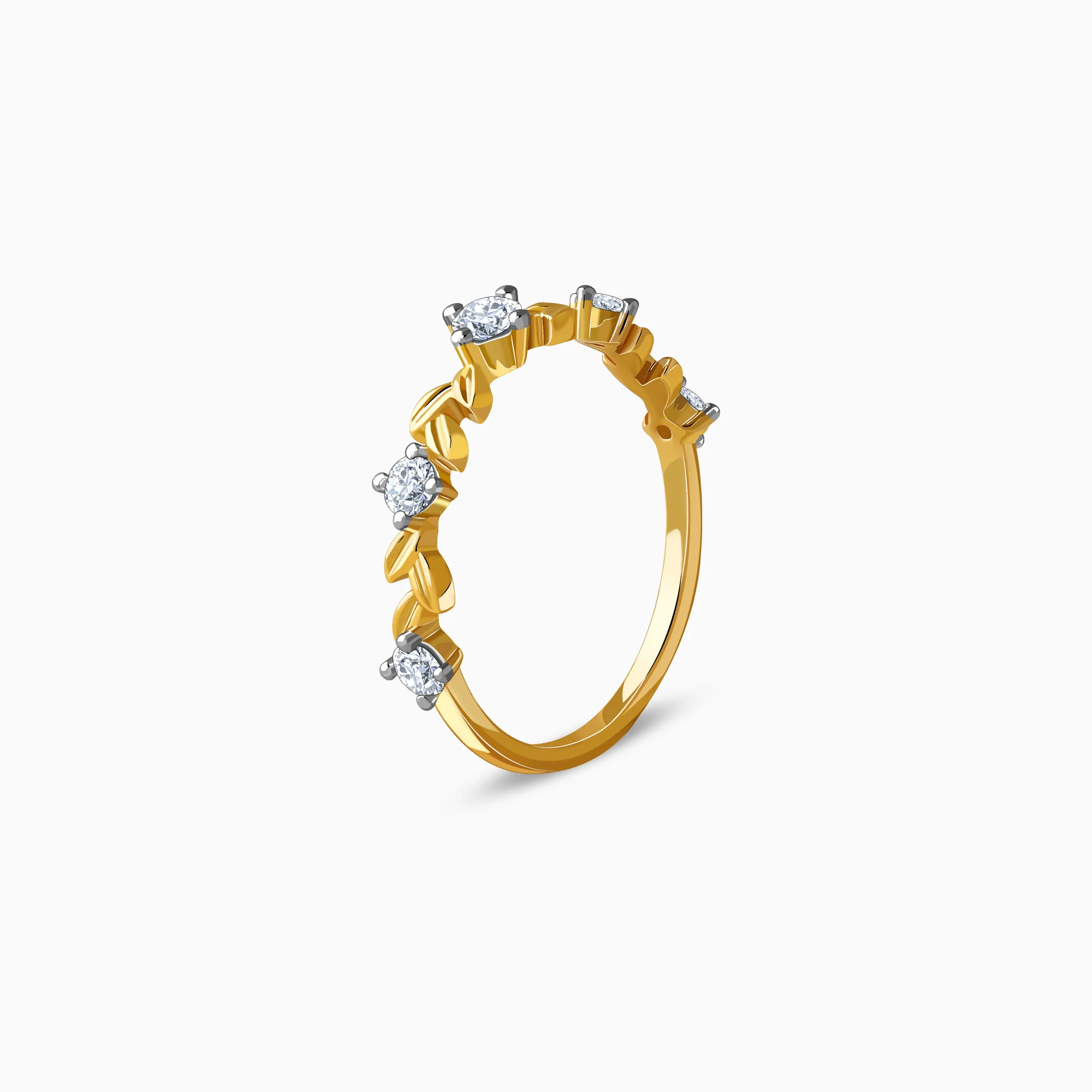 Gold Canopy Lab Grown Diamond Ring - Image 5