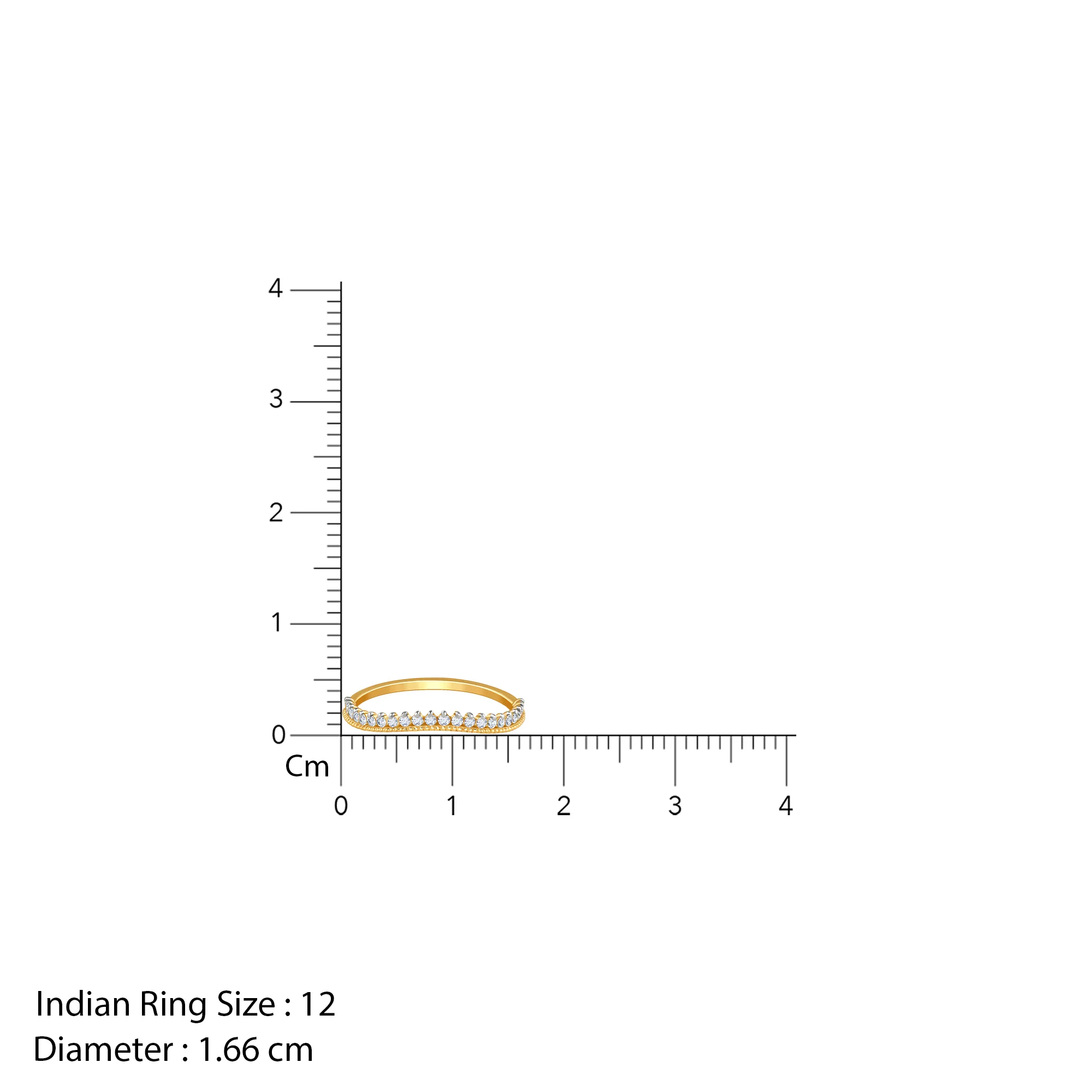 Gold Celeste Bezel Lab Grown Diamond Ring - Image 6