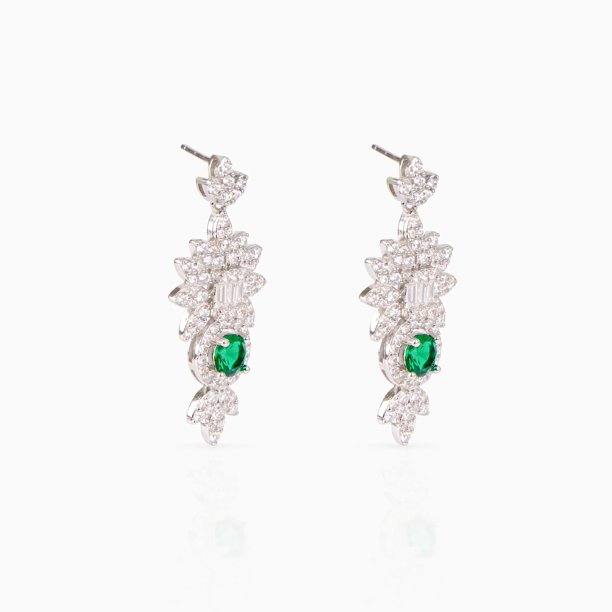 Flora Drop Earrings - Image 3