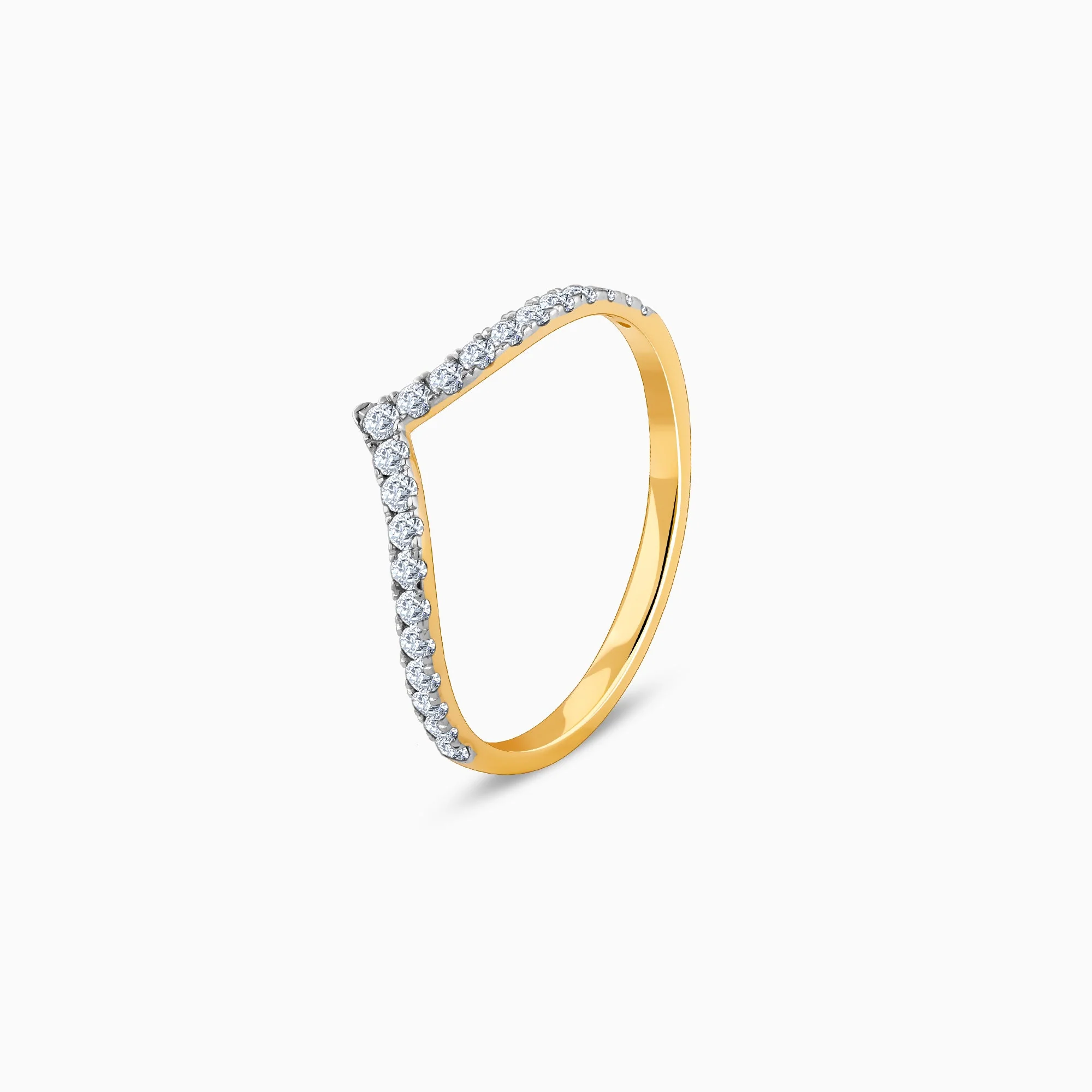 Gold Classic Virtuous Vanki Lab Grown Diamond Ring - Image 4