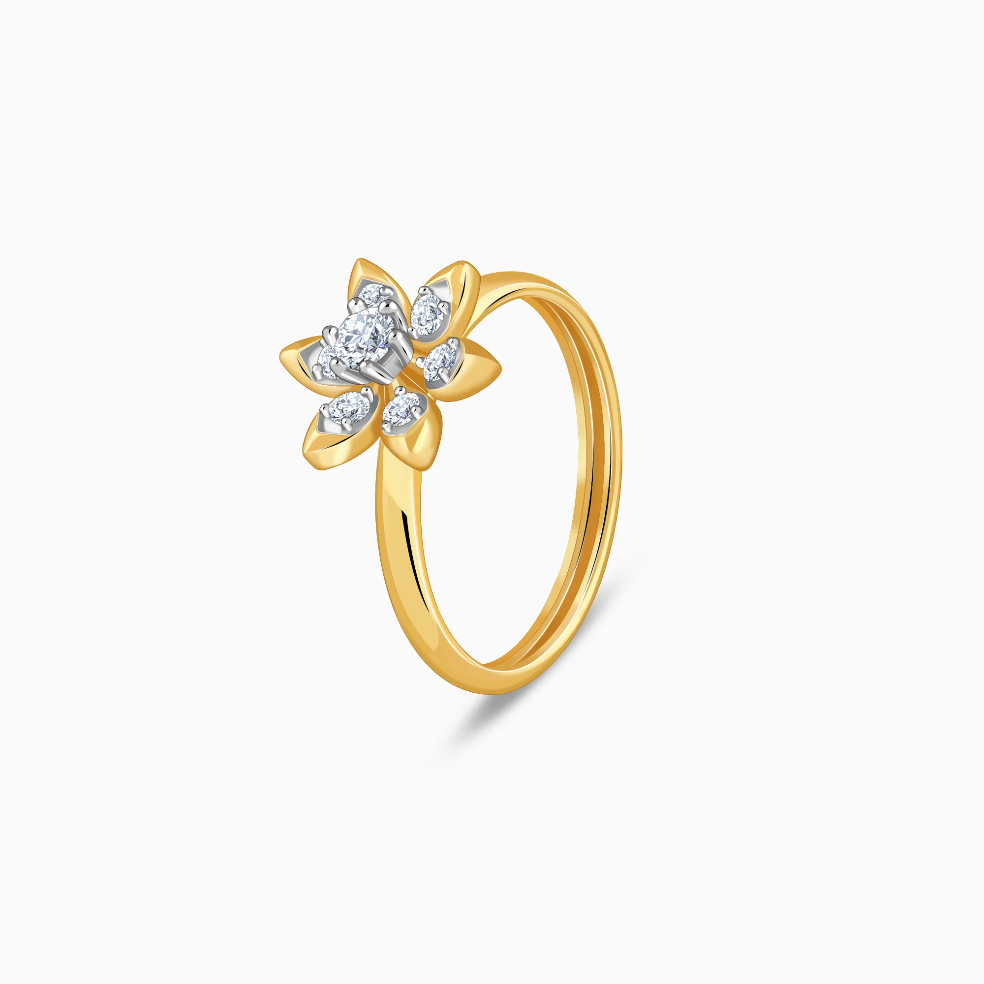 Gold Dewkiss Lab Grown Diamond Ring - Image 4