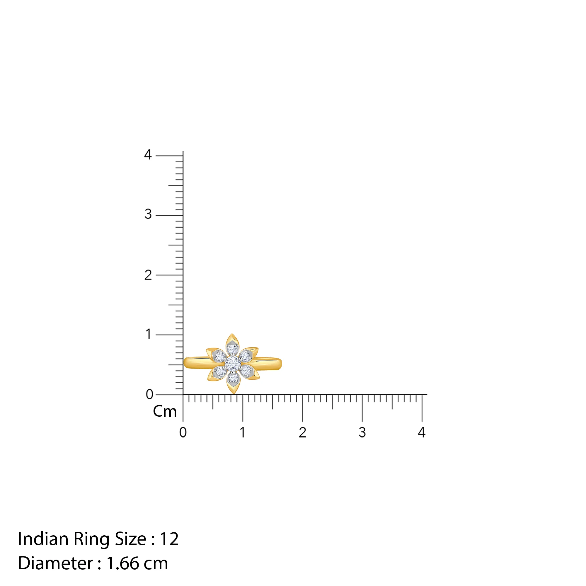 Gold Dewkiss Lab Grown Diamond Ring - Image 6