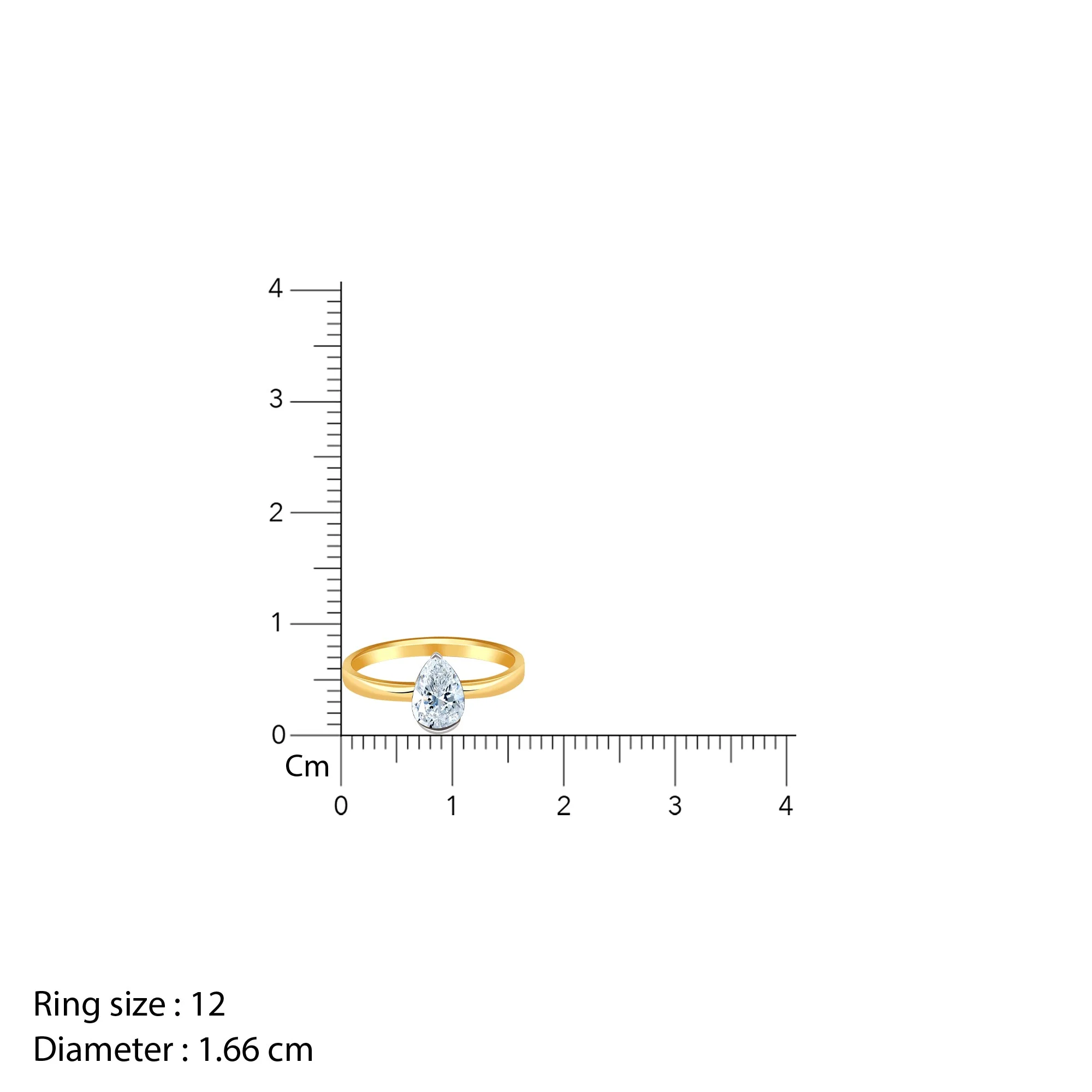 Gold Dewtastic Solitaire Diamond Ring - Image 6
