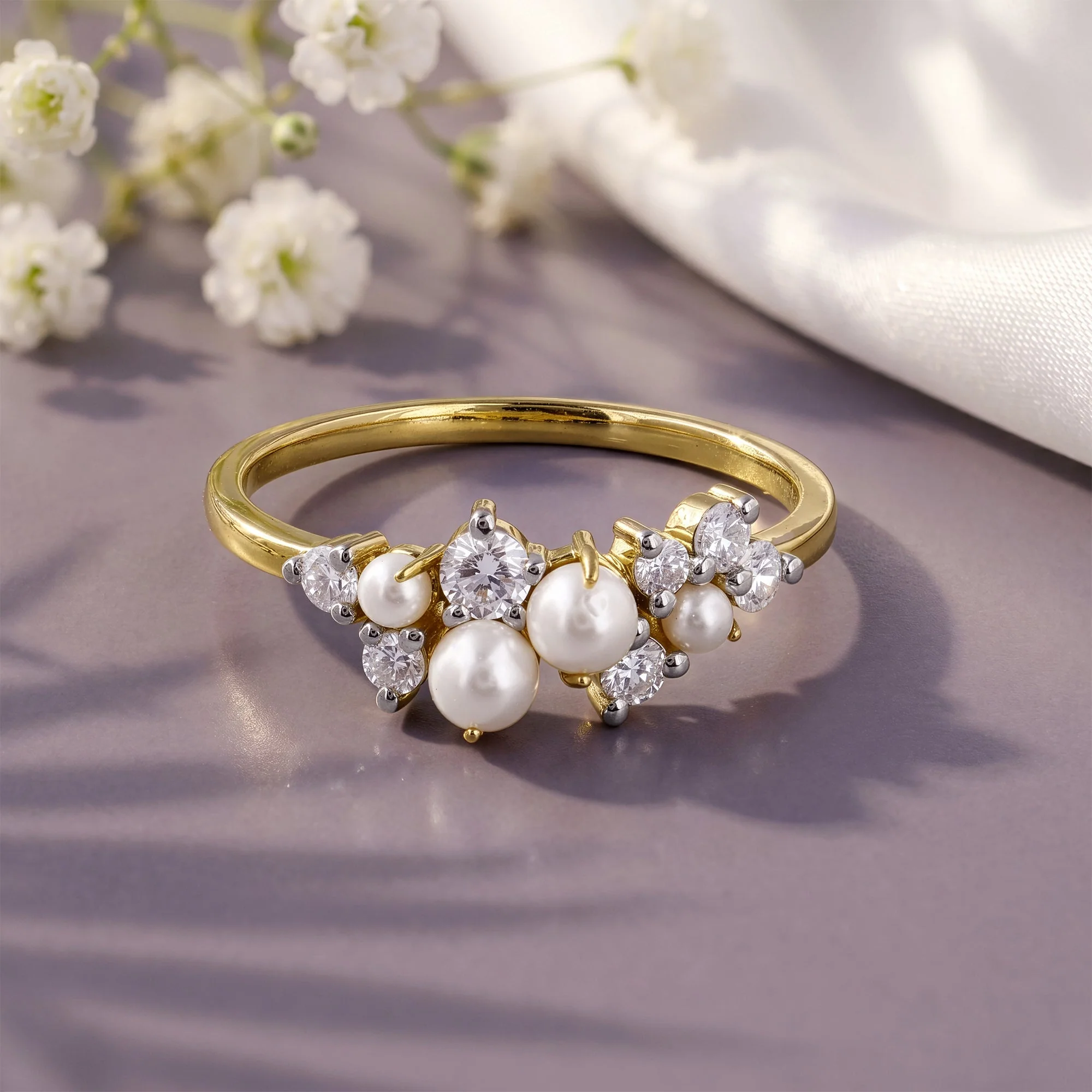 Gold Doux Lab Grown Diamond Ring (Size 12) - Image 2