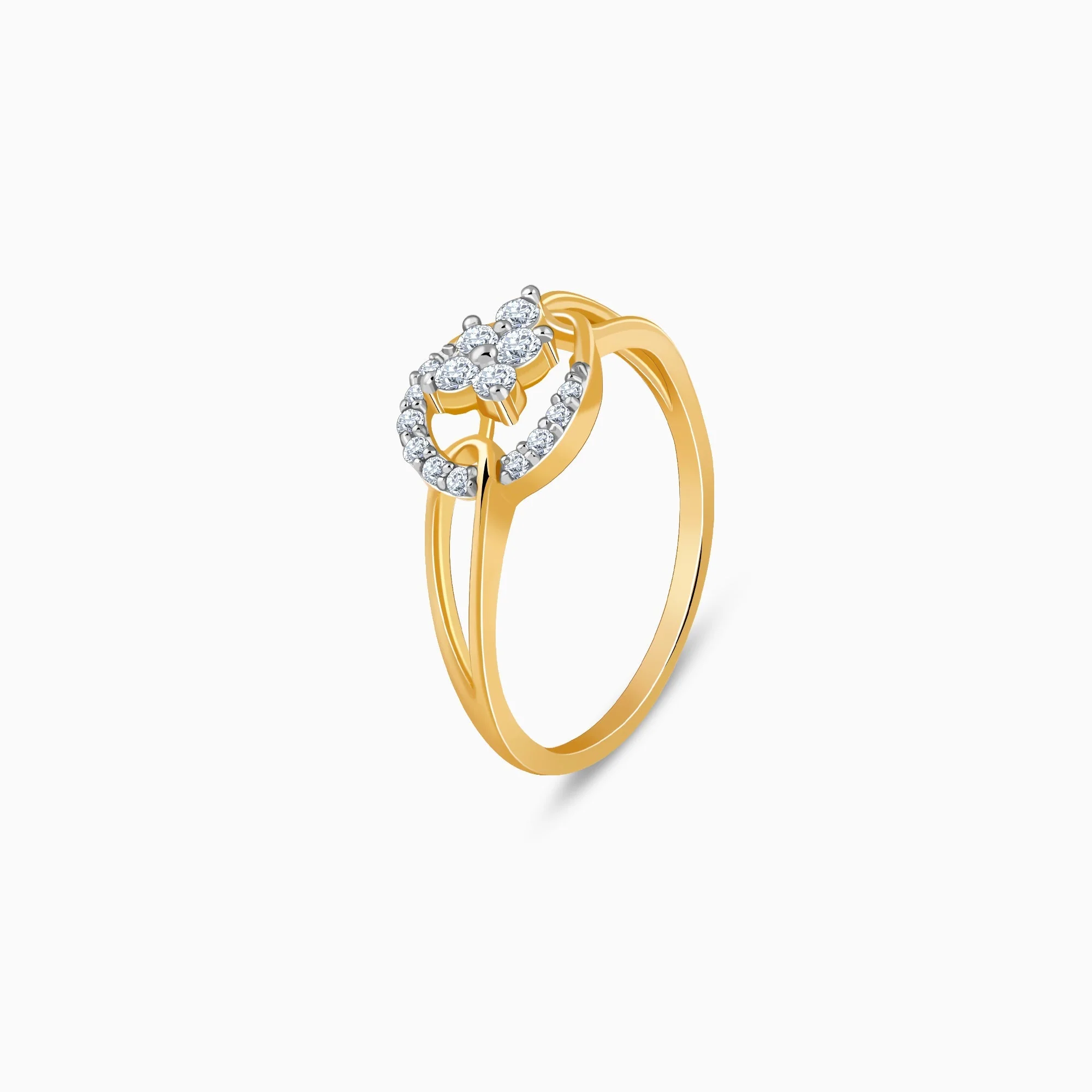 Gold Eden Lab Grown Diamond Ring - Image 4