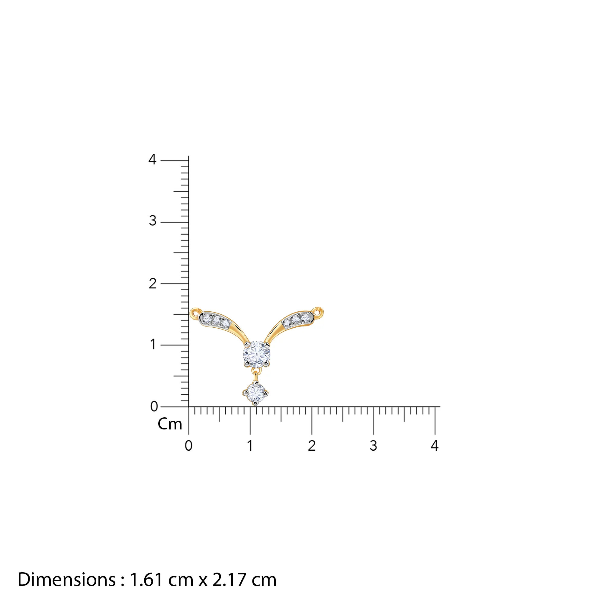 Gold Endless Grace Lab Grown Diamond Mangalsutra - Image 4