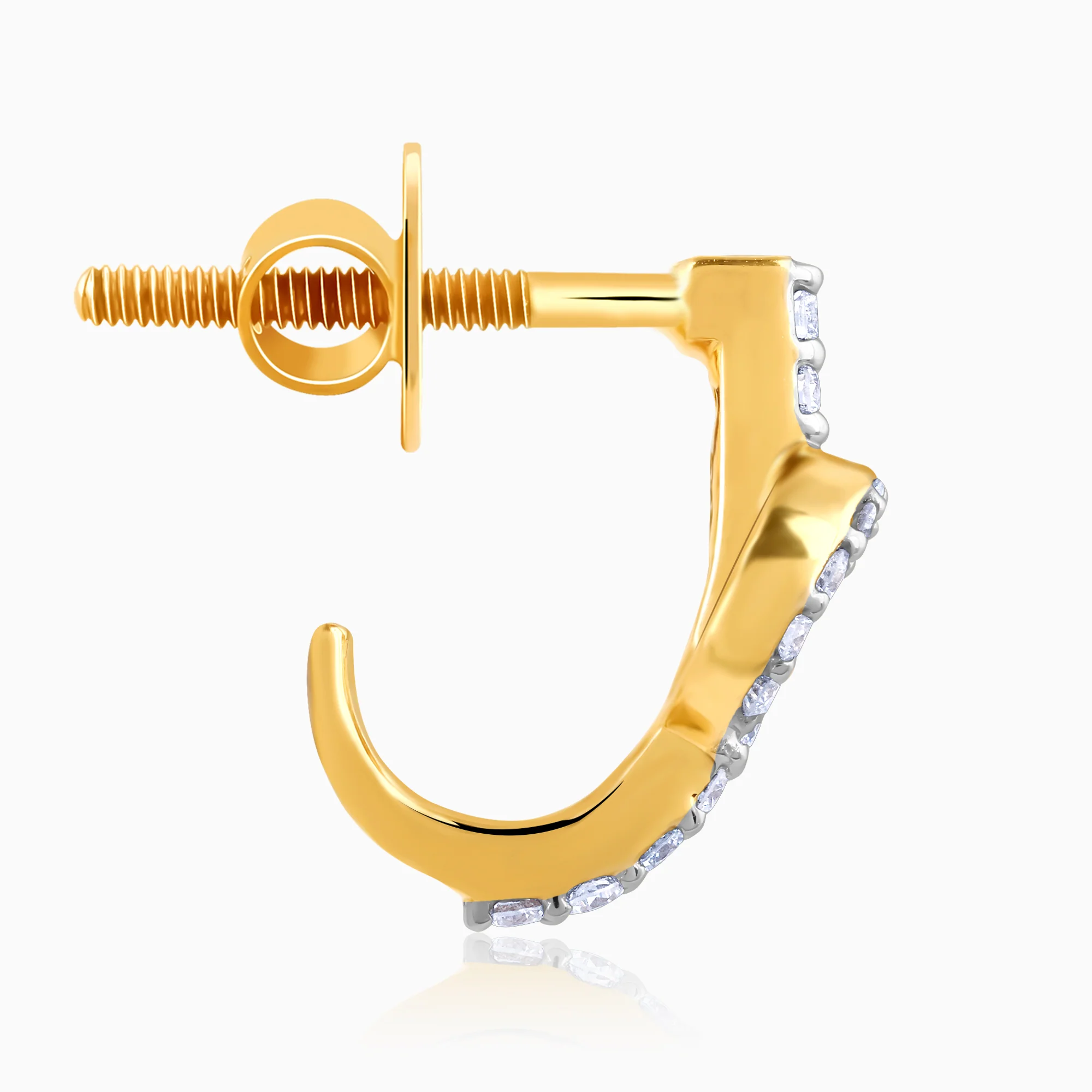 Gold Everglow Diamond Earring - Image 5