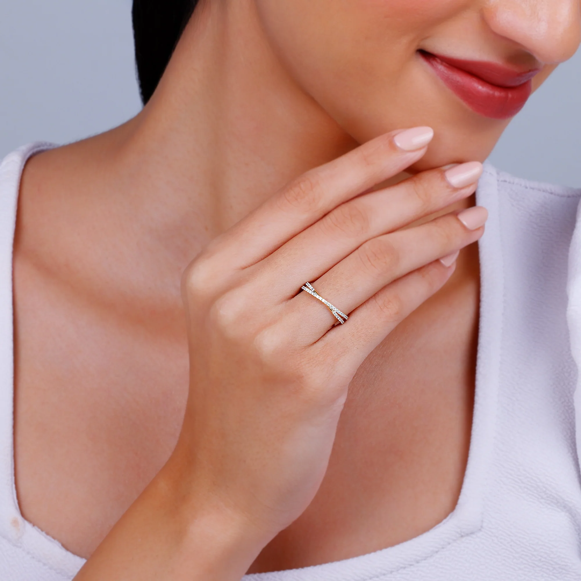 Gold Faithstone Diamond Ring - Image 3
